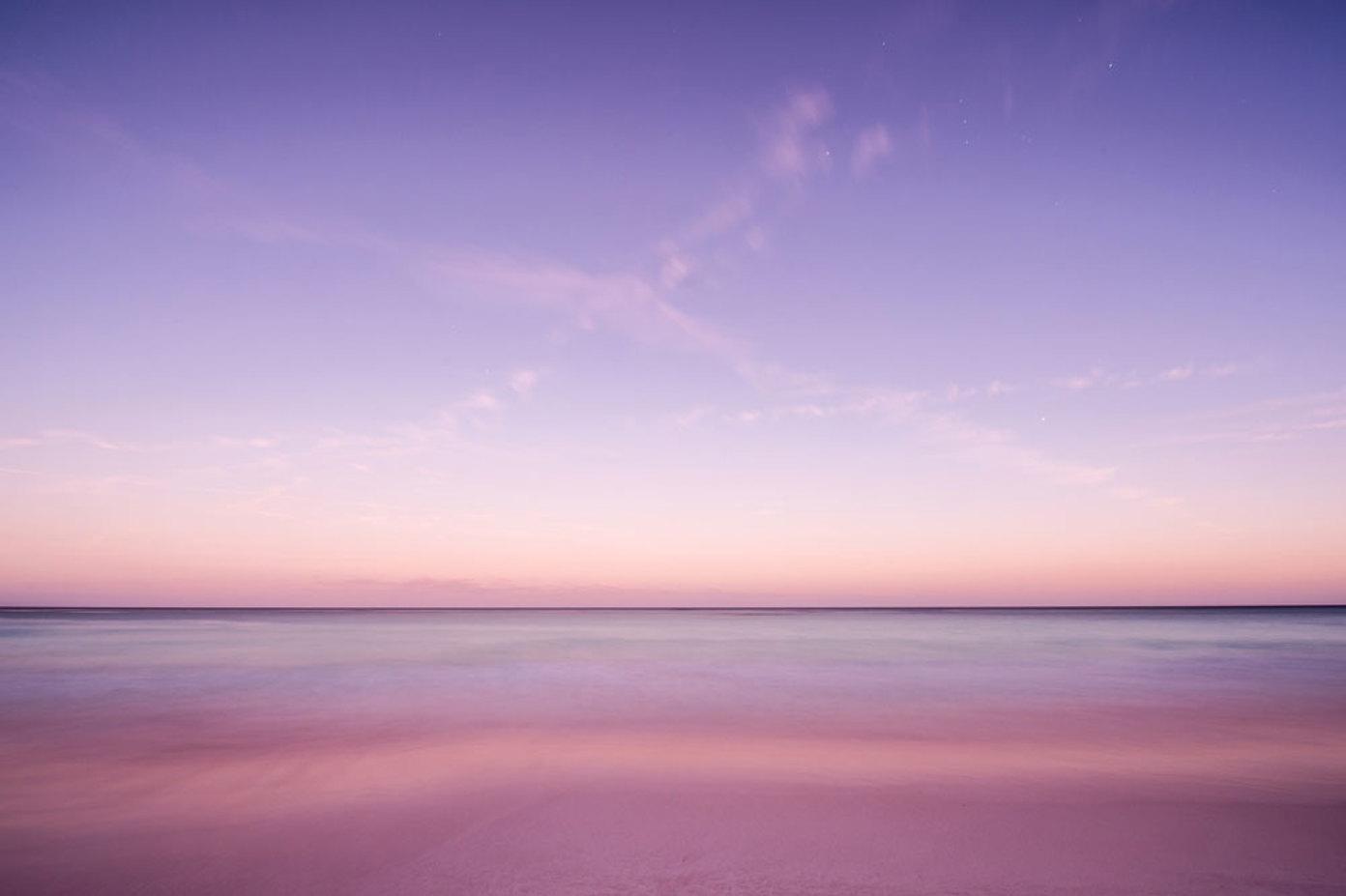 Pink sand beach on Harbour Island, Bahamas